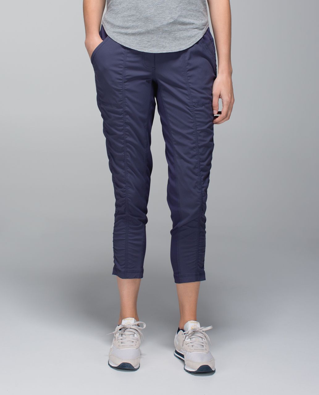 lululemon athletica, Pants & Jumpsuits, Flawed Lululemon Studio Pant Ii 6  Unlinedbeach Blanket Blue Flaw See Desc