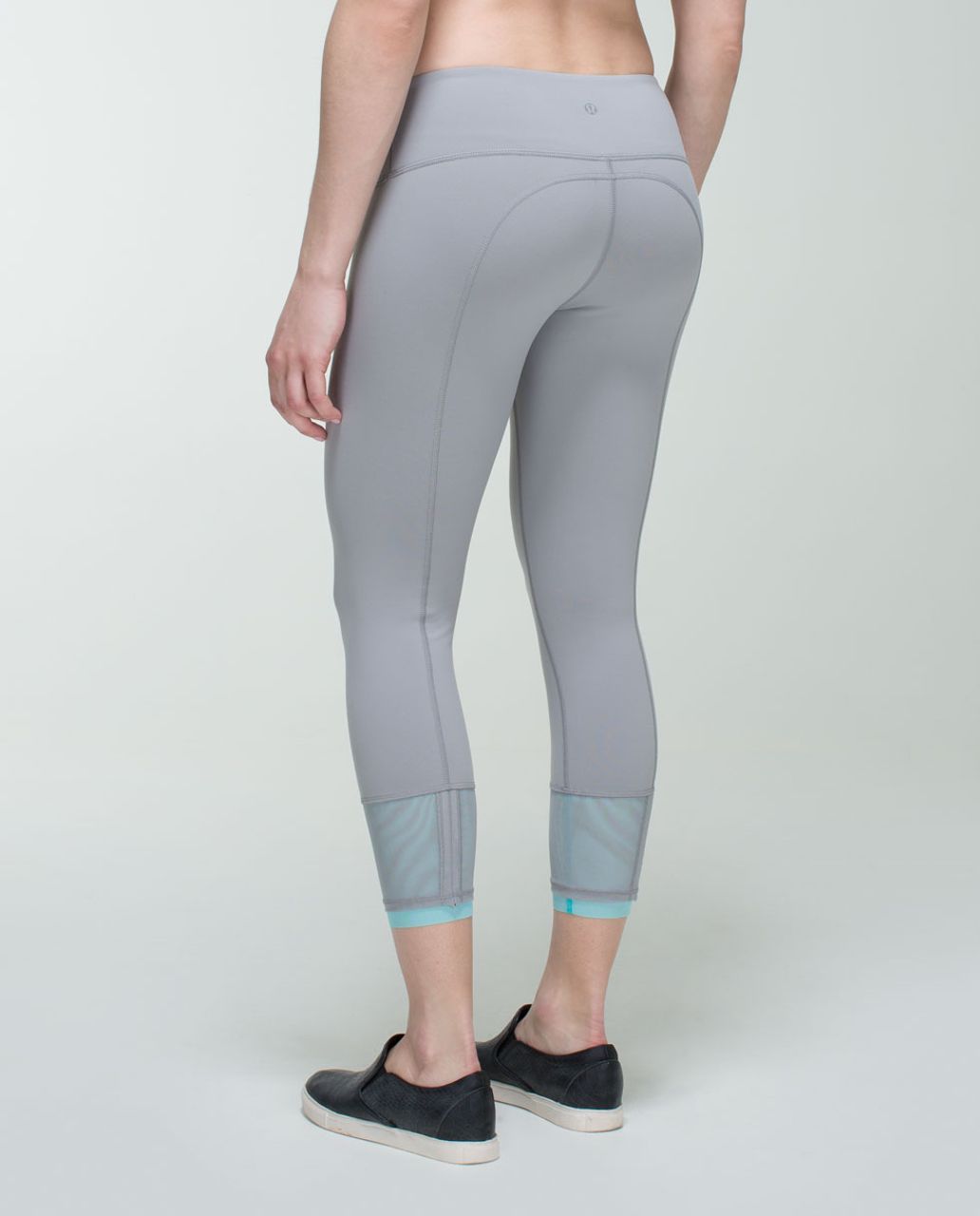 Lululemon Find Your Flow Crop - Ambient Grey / Angel Blue