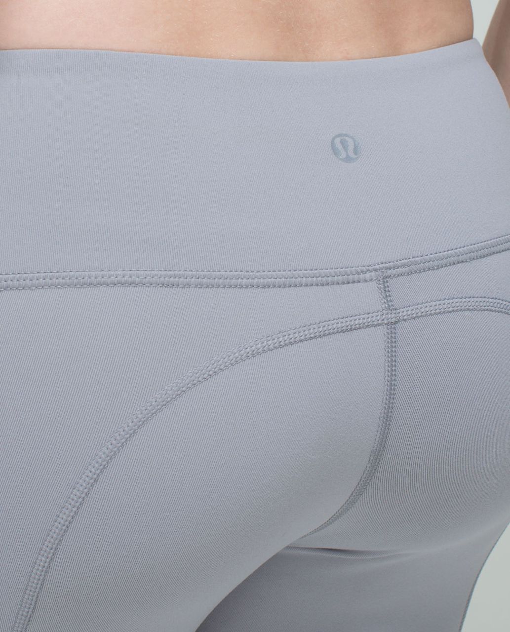 Lululemon Find Your Flow Crop - Ambient Grey / Angel Blue