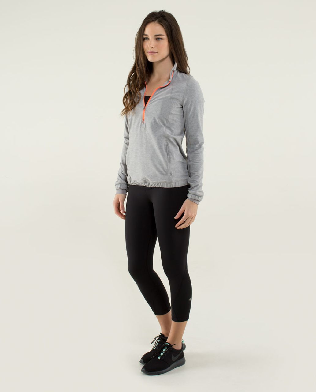 Lululemon Run:  Inspire Crop II - Black / Quilt Spring 14-26