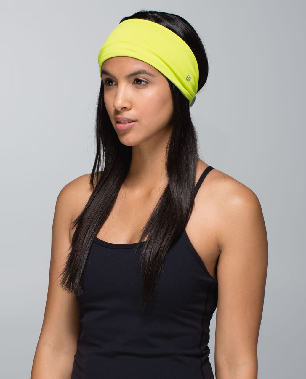 Lululemon Bang Buster Headband *Reversible - Not So Petite Fleur Silver Spoon / Antidote