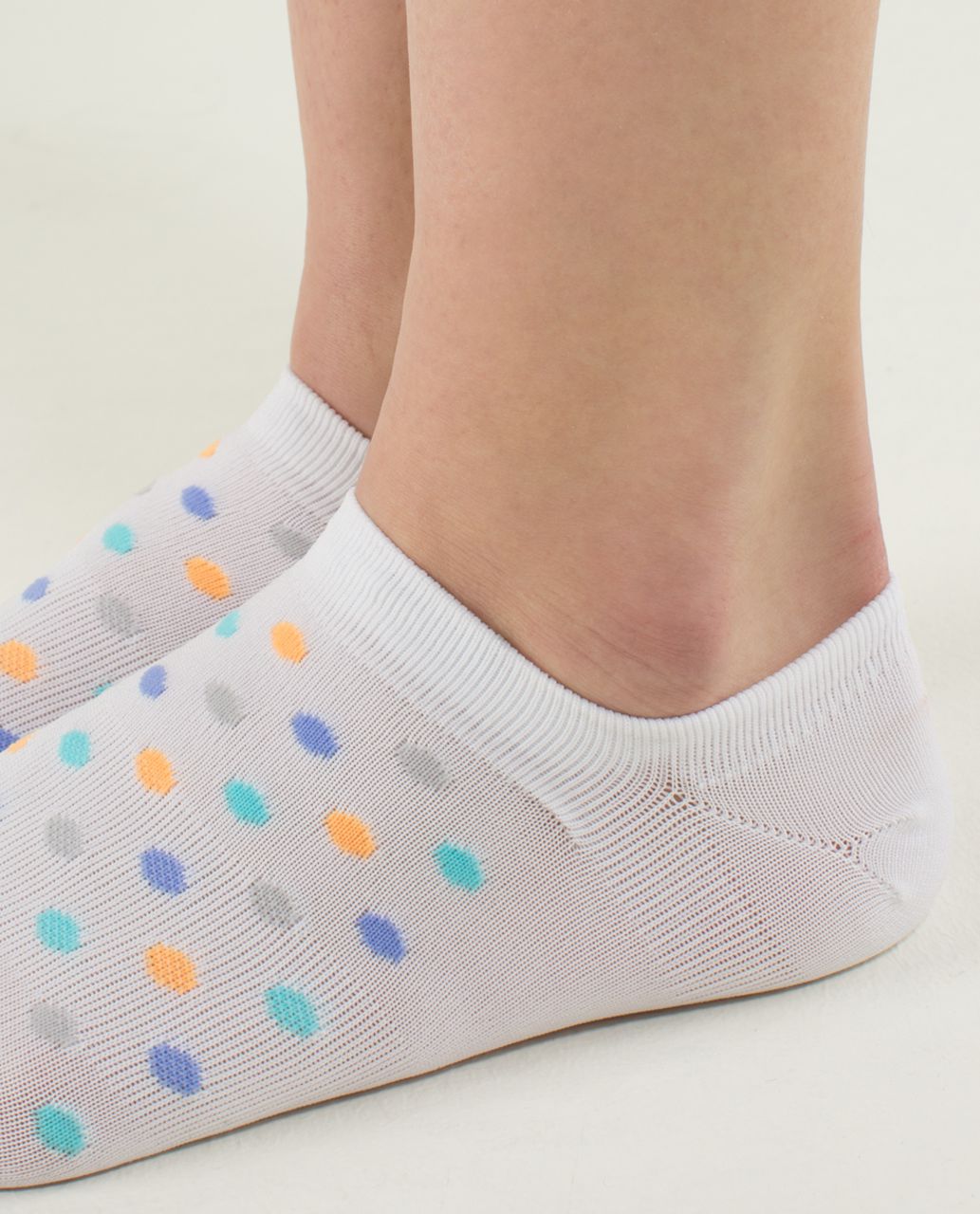 Lululemon Women's Run For Sun Sock - Polka Dot Angel Blue