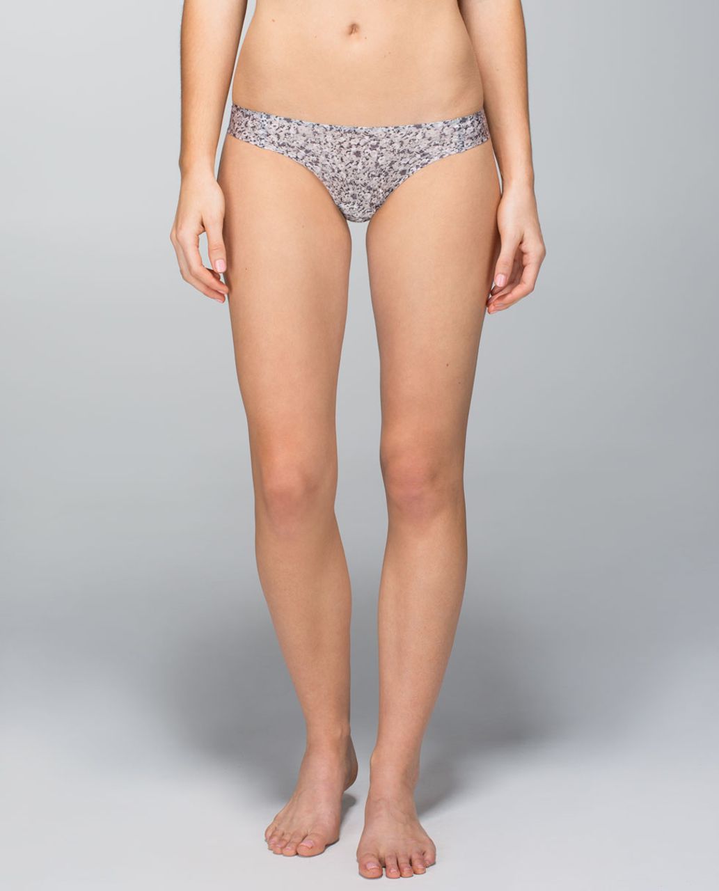 Lululemon Light As Air Thong - Petite Fleur Silver Spoon