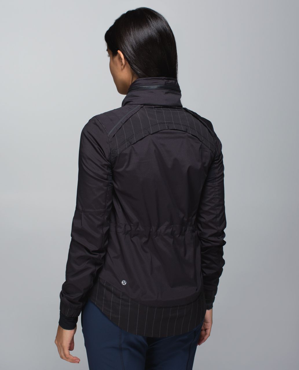 Lululemon Stride Jacket Black Stripes Galore / Black Size 4 MSRP $118 - $64  - From Melissa