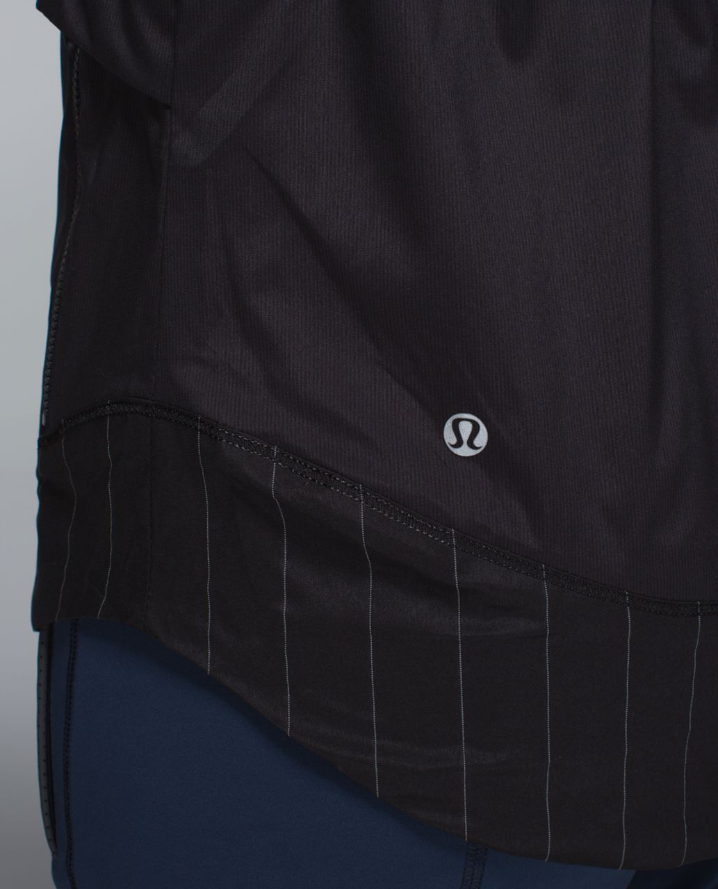 Lululemon Spring Forward Jacket - Black / Sea Stripe Reflective Black / Black