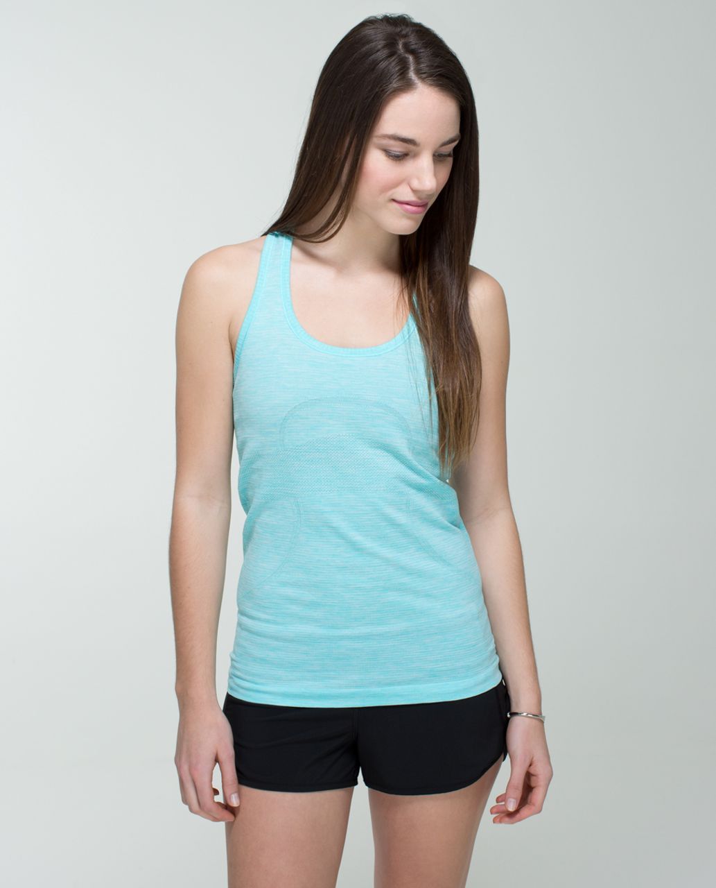 Lululemon Run:  Swiftly Tech Racerback - Heathered Angel Blue