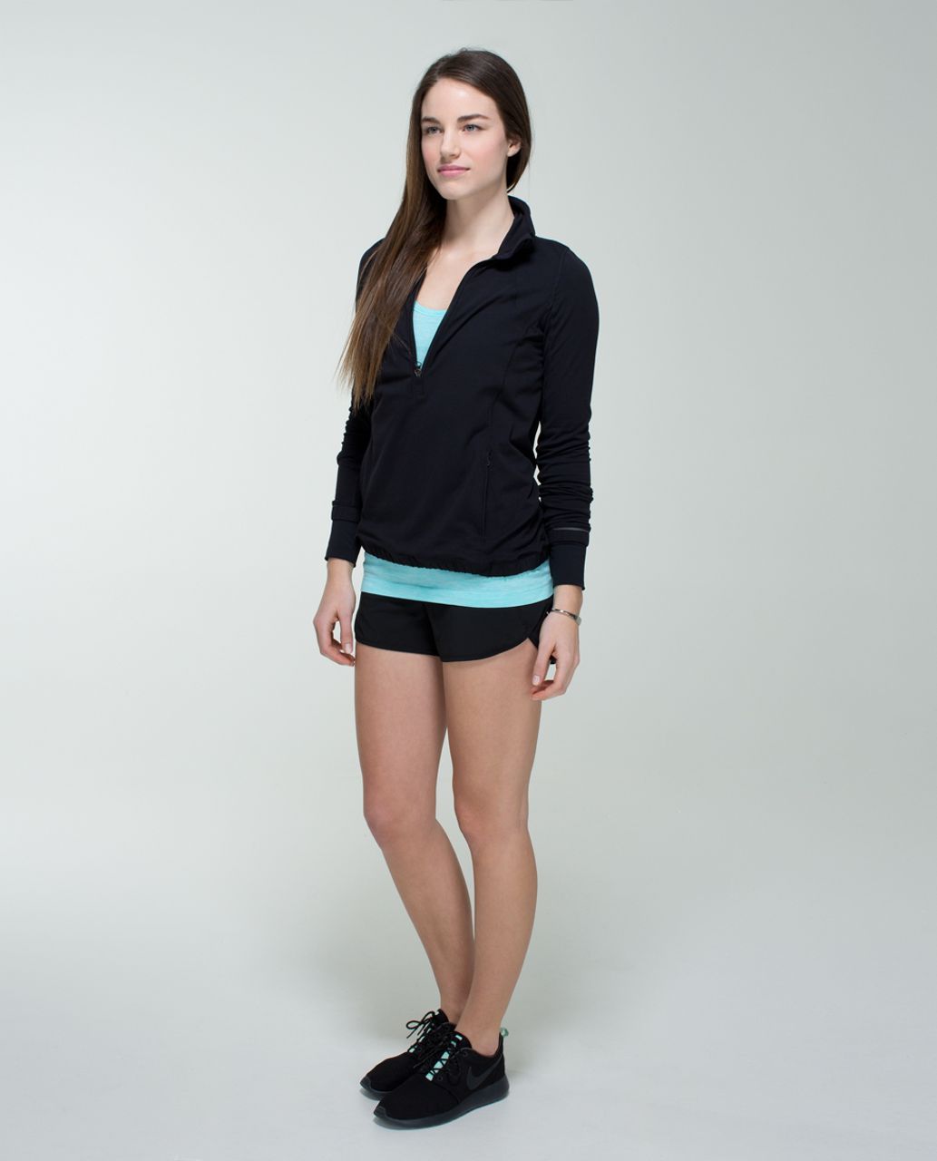 Lululemon Run:  Swiftly Tech Racerback - Heathered Angel Blue