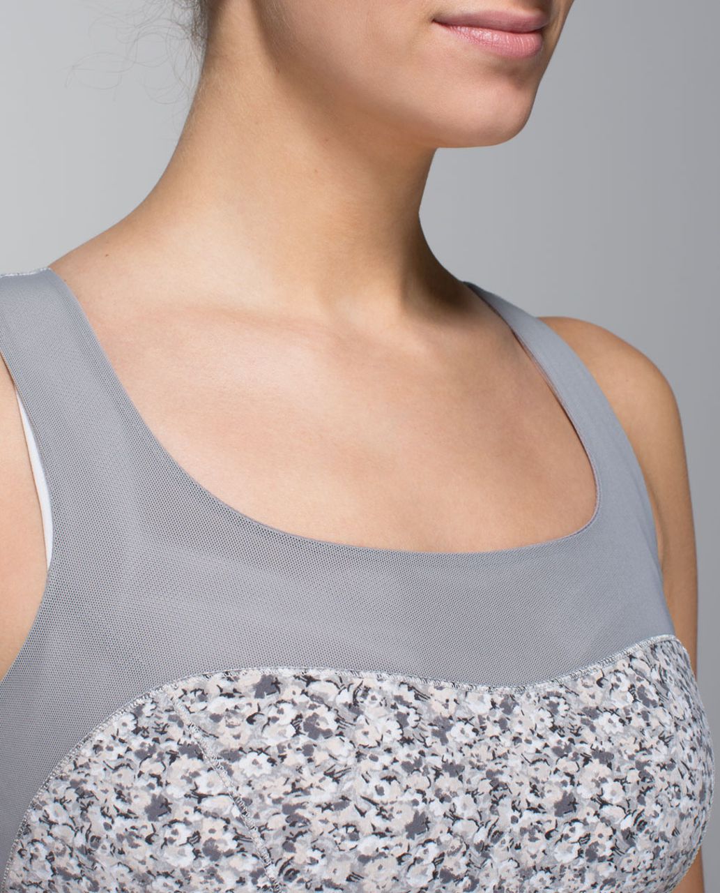 Lululemon Elevate Tank - Ambient Grey / Petite Fleur Silver Spoon - lulu  fanatics