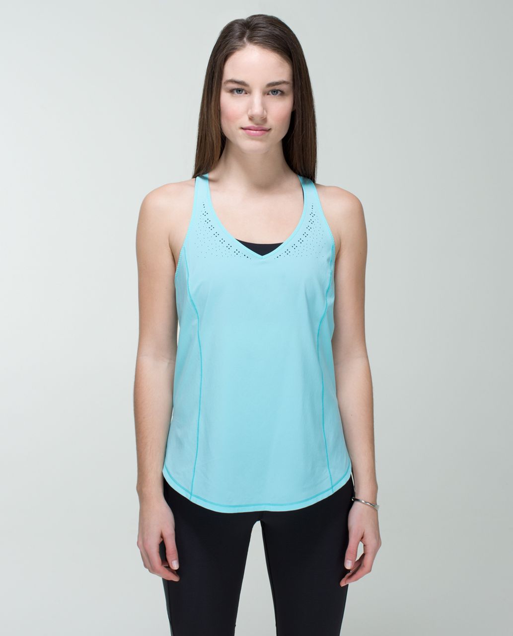 Lululemon In A Flash Singlet - Angel Blue