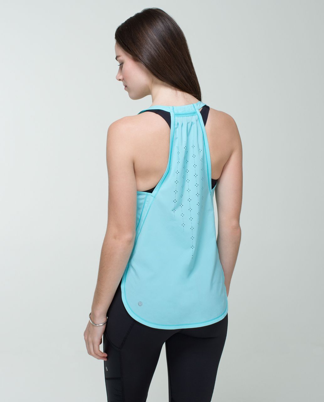 Lululemon In A Flash Singlet - Angel Blue