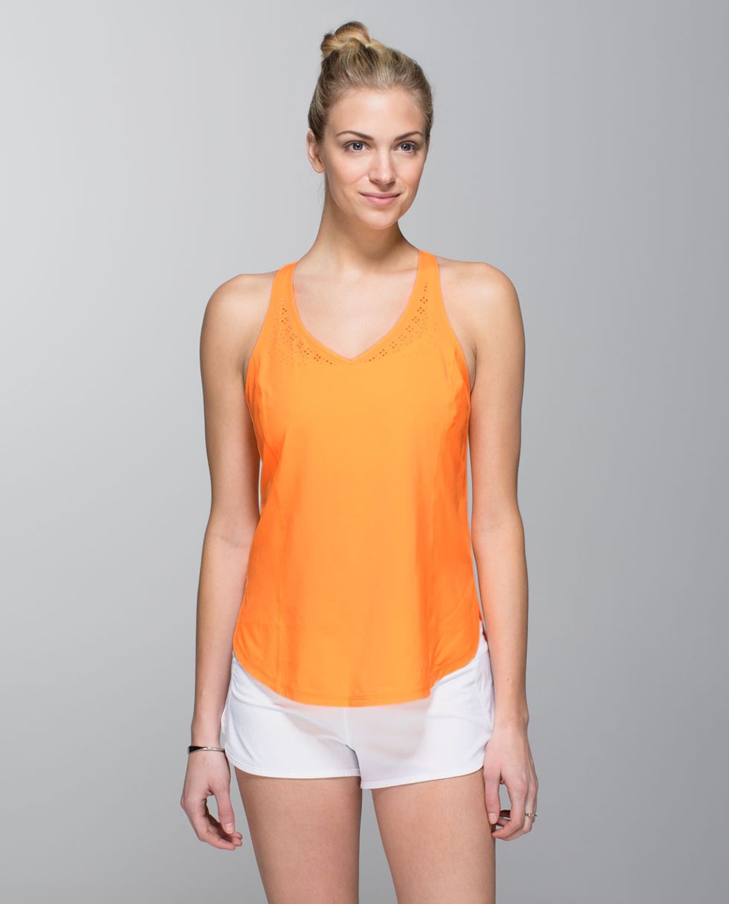 Lululemon In A Flash Singlet - Creamsicle Pop