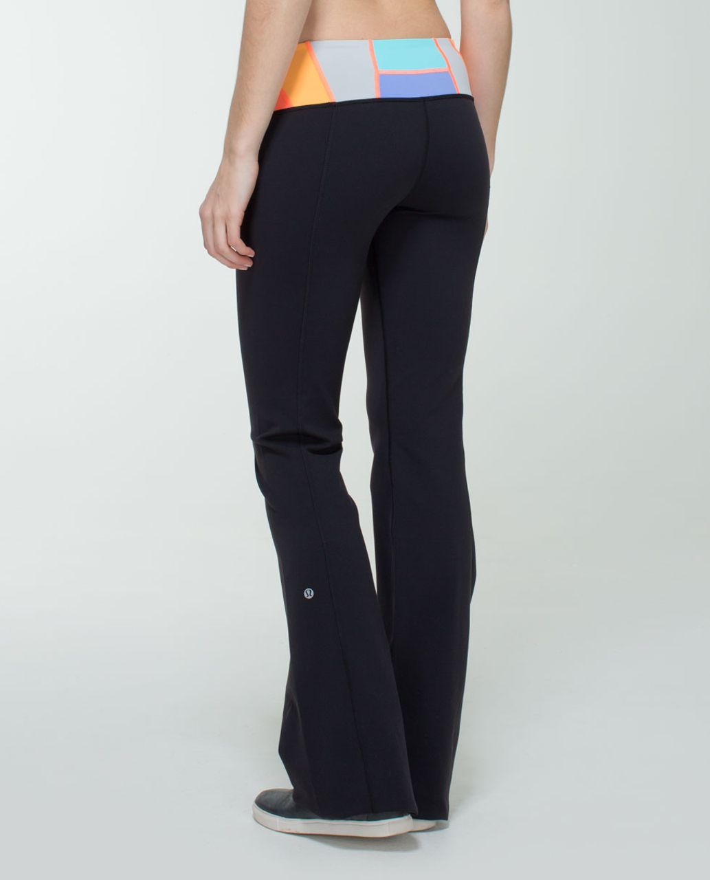 Lululemon Groove Pant (Tall) *Full-On Luon - Black / Quilt Spring 14-10