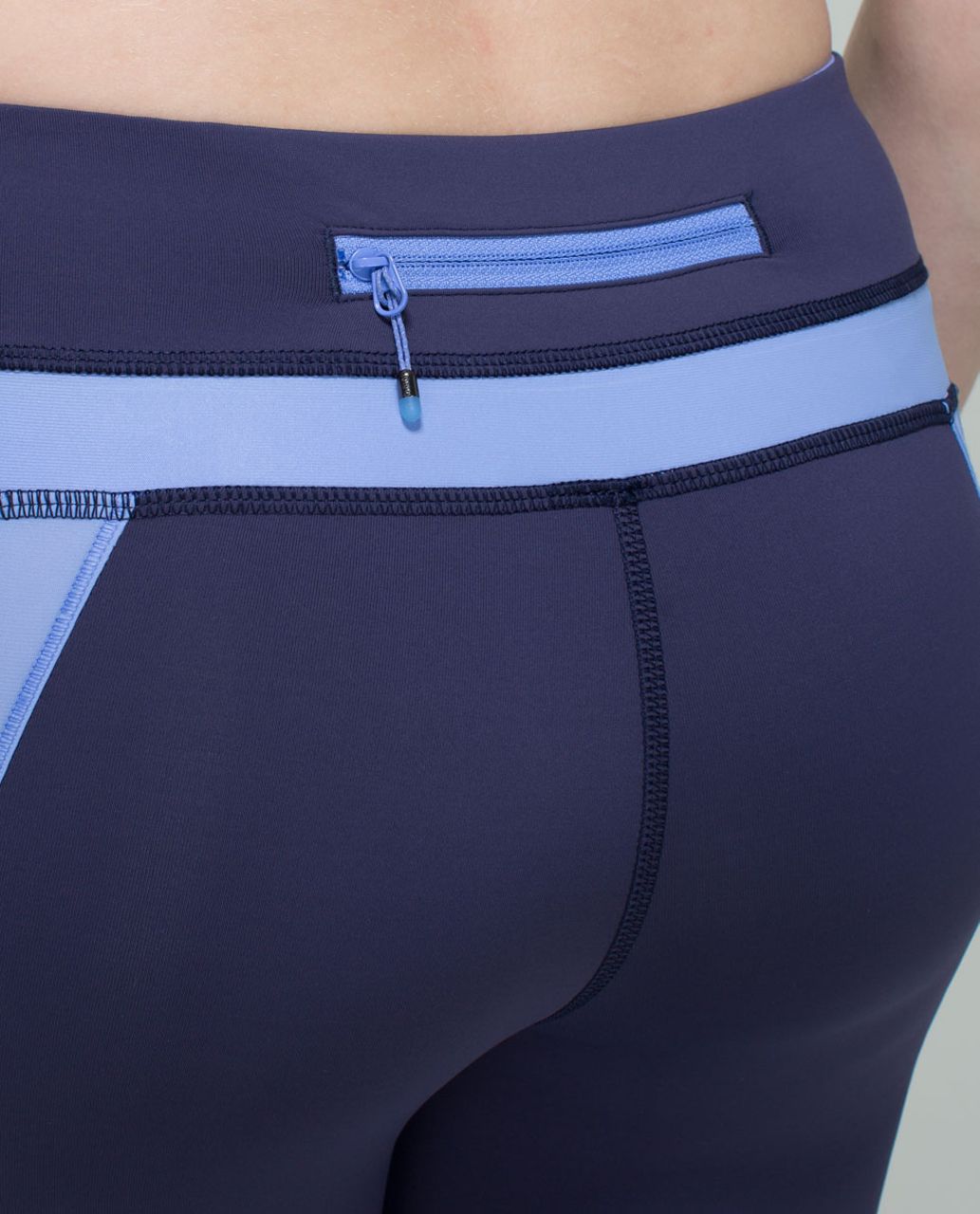 Lululemon Chase Me Crop II - Cadet Blue / Lullaby