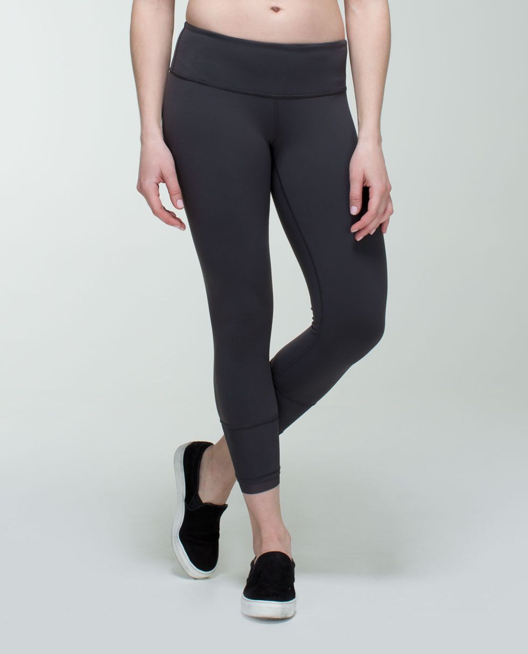 Lululemon Find Your Flow Crop - Soot