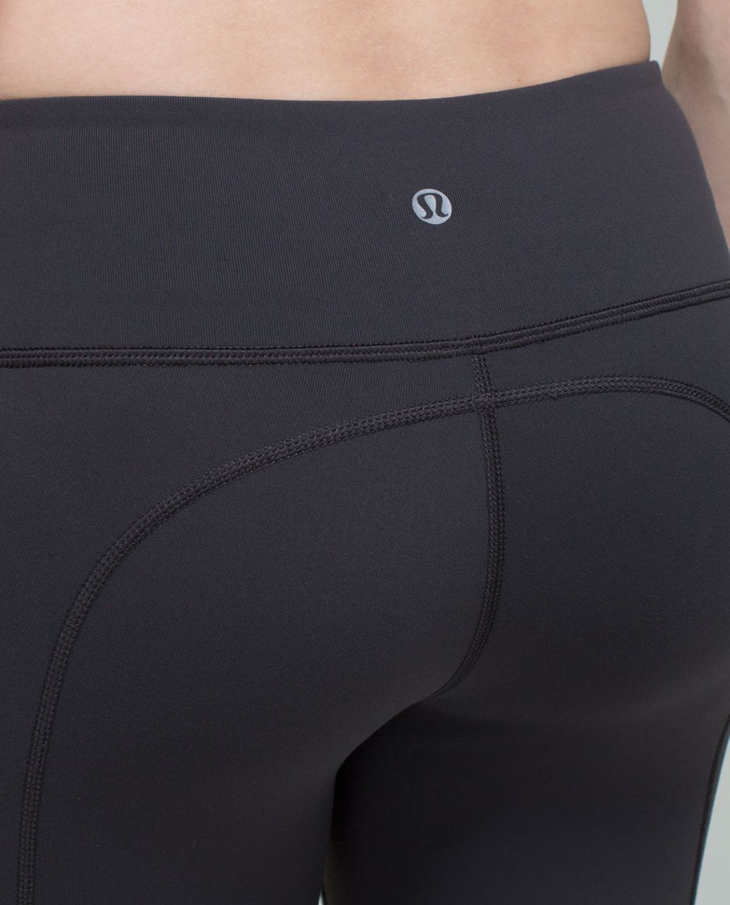 Lululemon Find Your Flow Crop - Soot - lulu fanatics