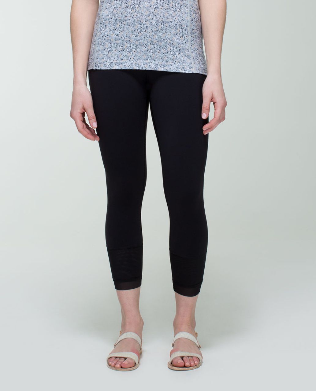 Lululemon In The Flow Crop - Black - lulu fanatics