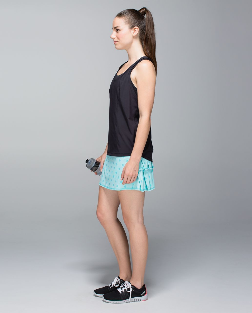 Lululemon Run: Pace Setter Skirt (Tall) *4-way Stretch - Stripe Dot Printed  Angel Blue / Angel Blue - lulu fanatics