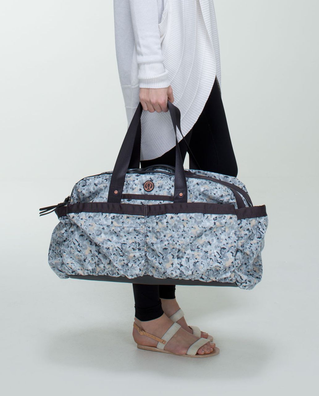 Lululemon Yoga On The Fly Duffel - Not So Petite Fleur Silver Spoon