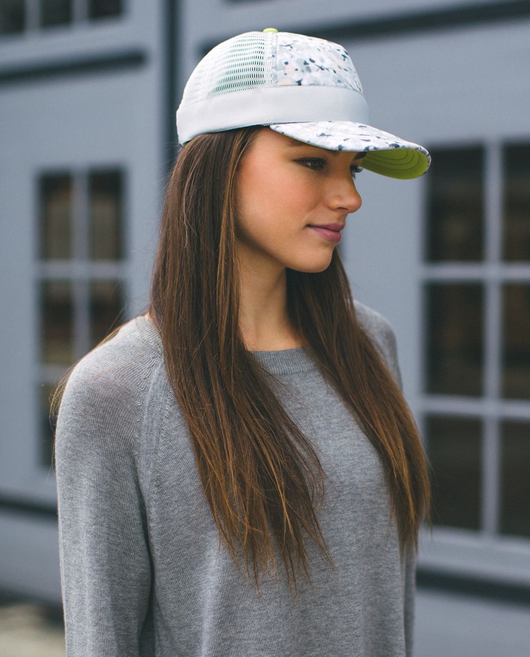 Lululemon WhatSUP Hat - Not So Petite Fleur Silver Spoon / Silver Spoon