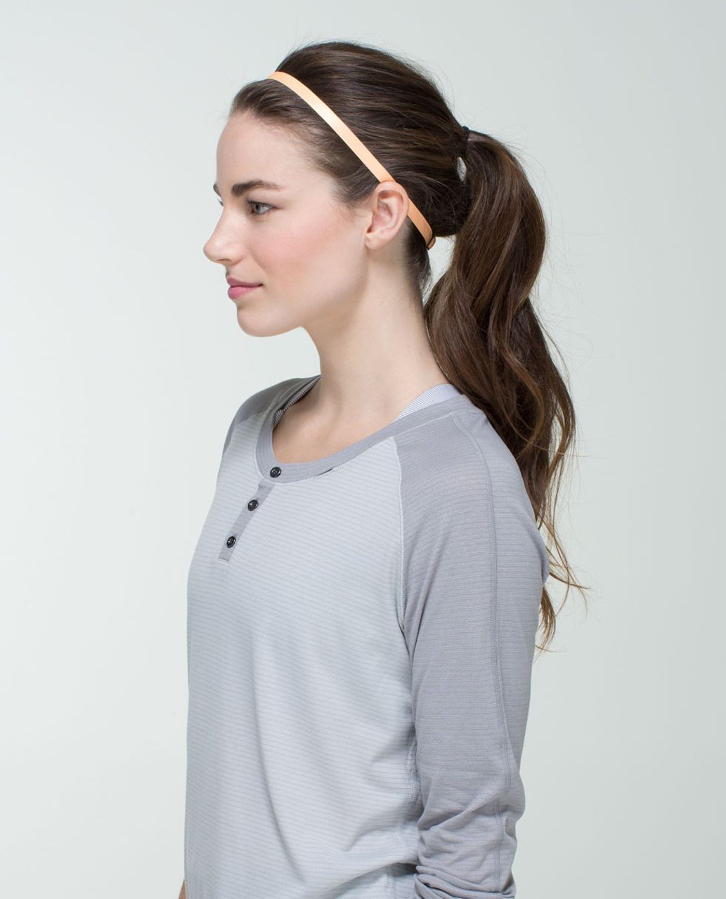 Lululemon Skinniest Satin Pirouette Headband - Creamsicle Pop