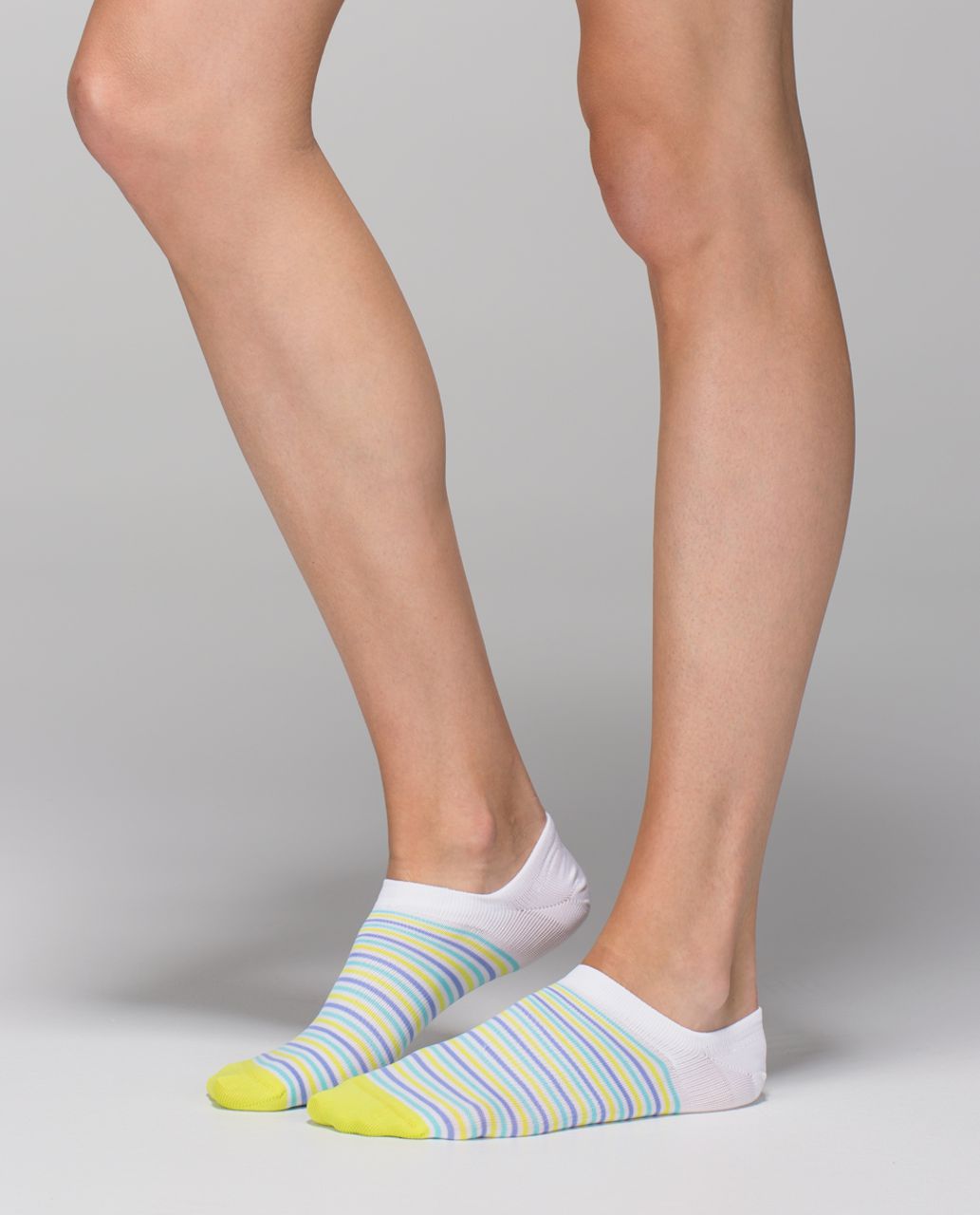 Lululemon Women's Run For Sun Sock - 2x2 Stripe Antidote