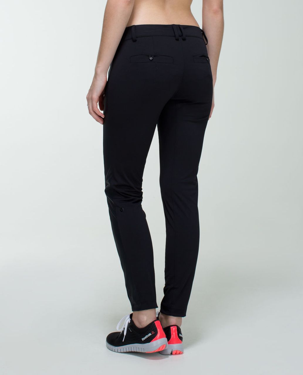 Lululemon Here to There High-Rise 7/8 Pant - Crosshatch Texture Black Multi  / Black - lulu fanatics