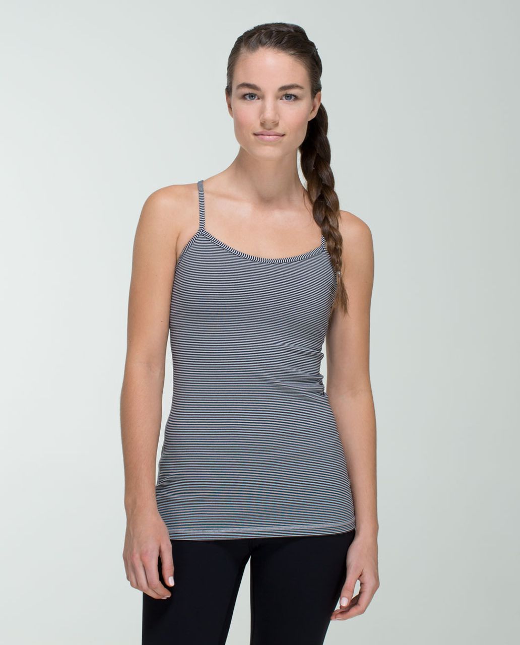 Lululemon Women Heathered Dark Fuel &Go Everywhere Twist Back Luon Tank Top  4