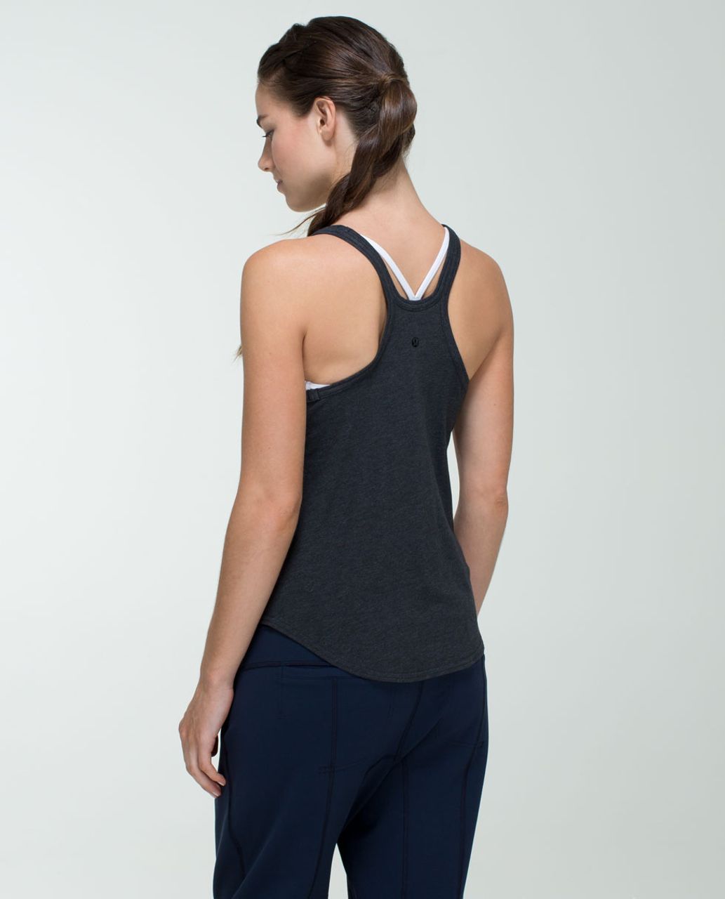 Lululemon Tuck & Flow Tank - Heathered Black