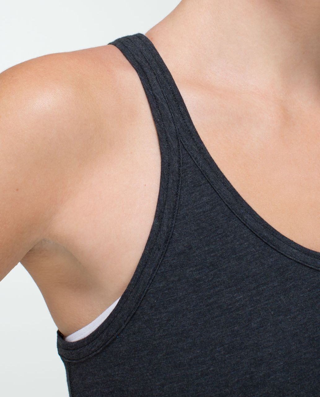 Lululemon Tuck & Flow Tank - Heathered Black