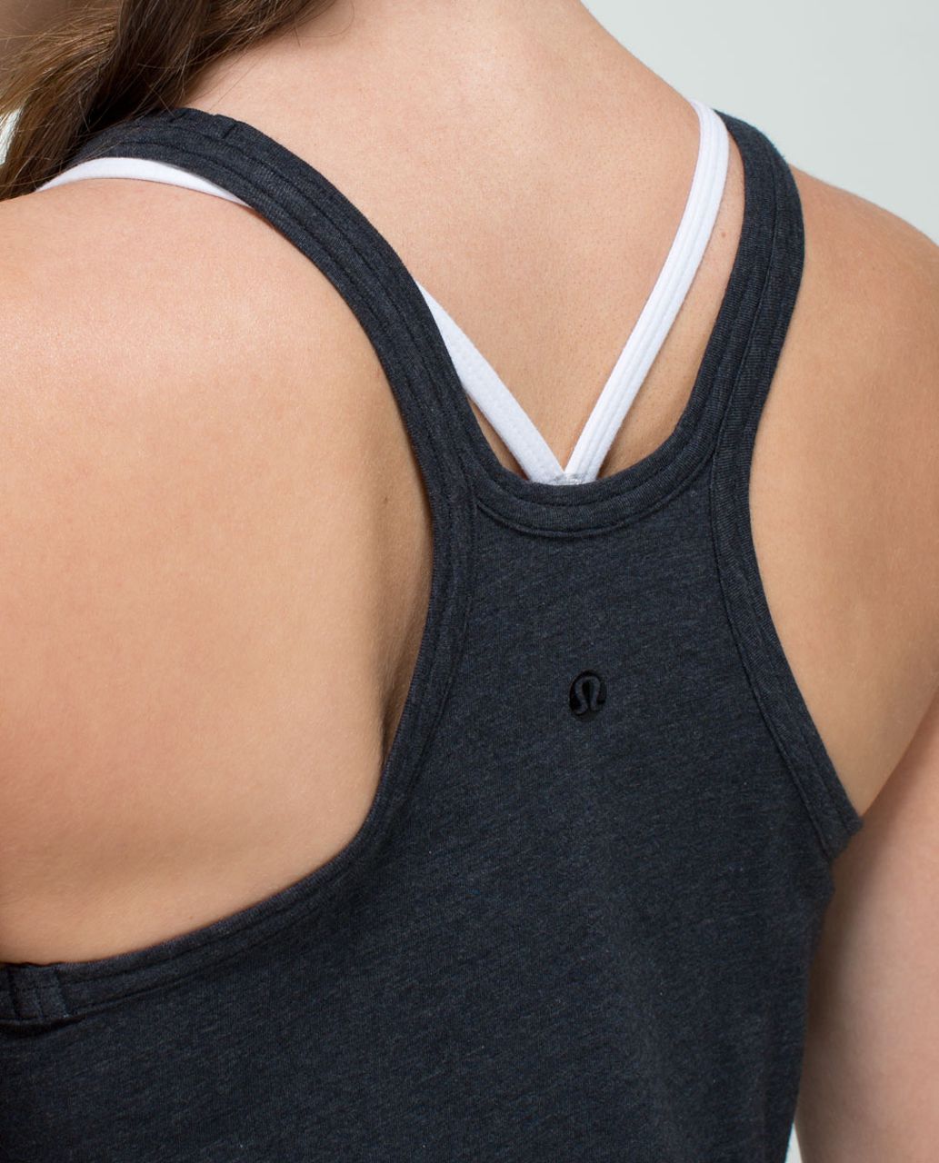 Lululemon Tuck & Flow Tank - Heathered Black