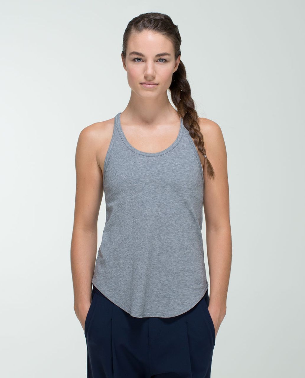 Lululemon Tuck & Flow Tank - Heathered Medium Grey