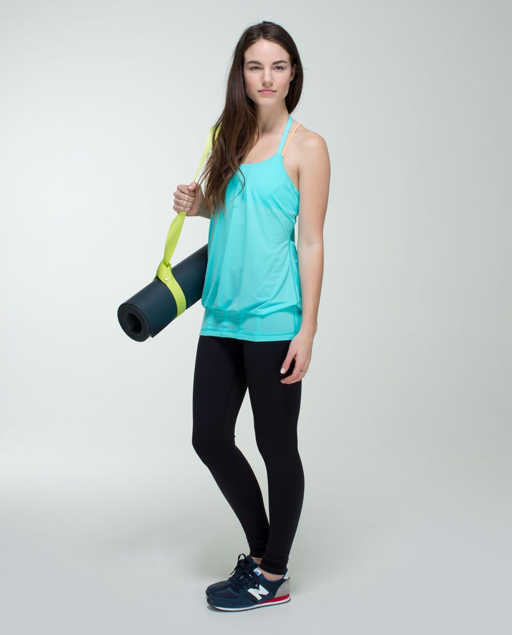 Lululemon Flow & Go Tank - Angel Blue / Creamsicle Pop - lulu fanatics