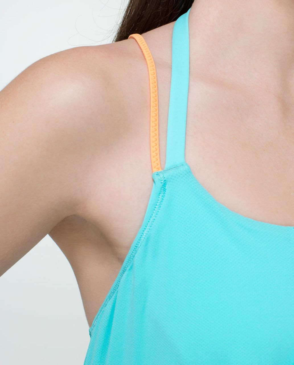 Lululemon Flow & Go Tank - Angel Blue / Creamsicle Pop