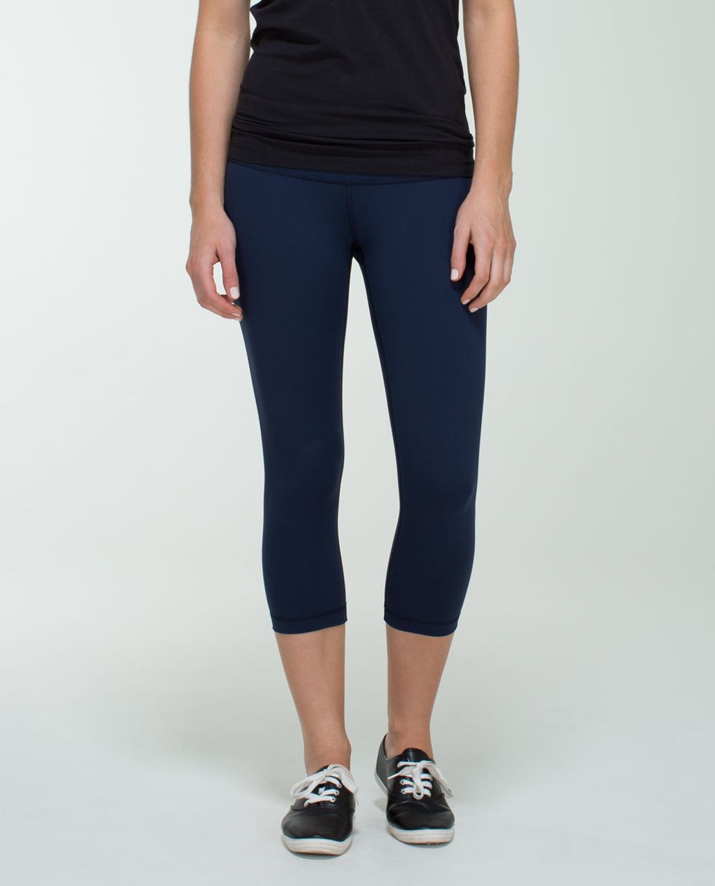 Lululemon Wunder Under Crop *Silver - Beaming Blue - lulu fanatics