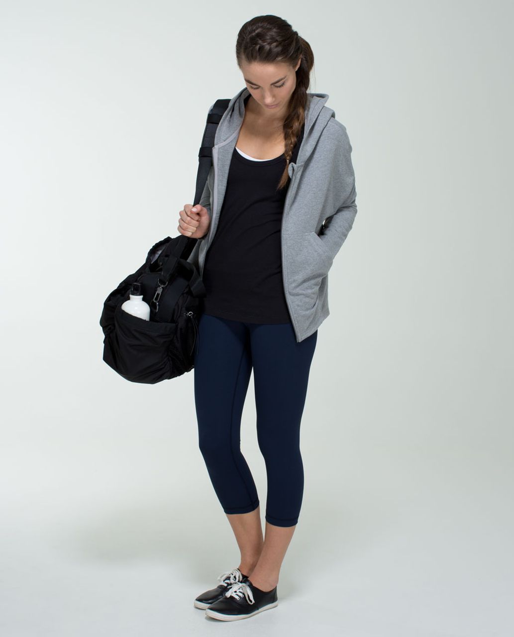 Lululemon Wunder Under Crop *Full-On Luxtreme - Inkwell