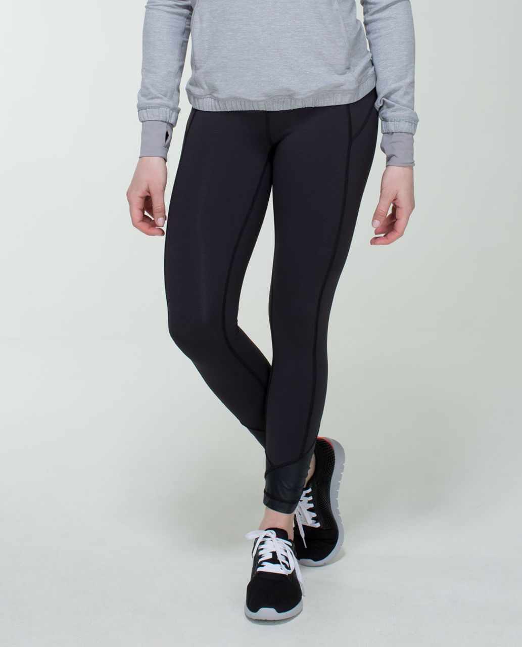 Lululemon Pace Queen Tight - Wee Stripe Black / Black