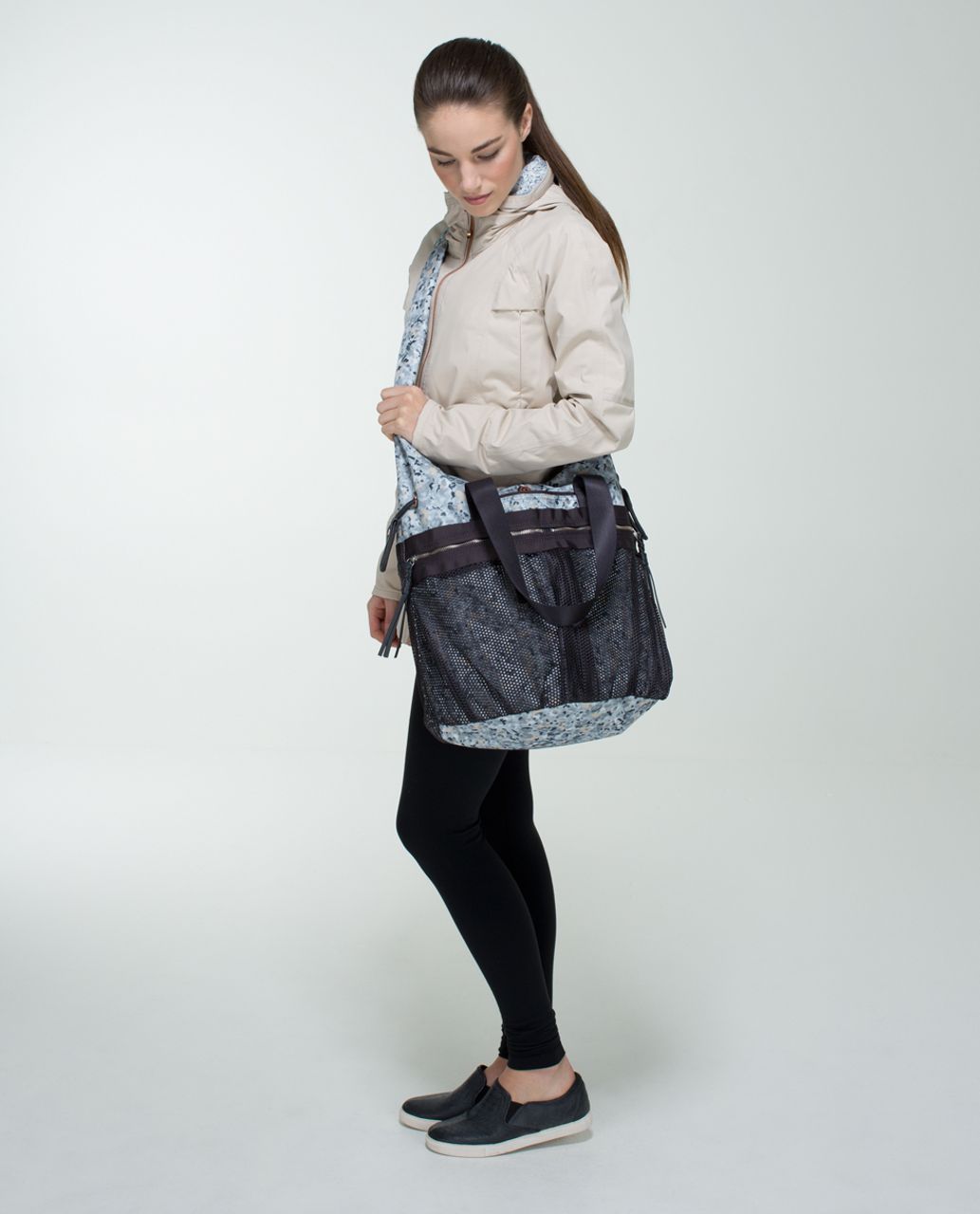 Lululemon Yin To Yang Hobo - Not So Petite Fleur Silver Spoon