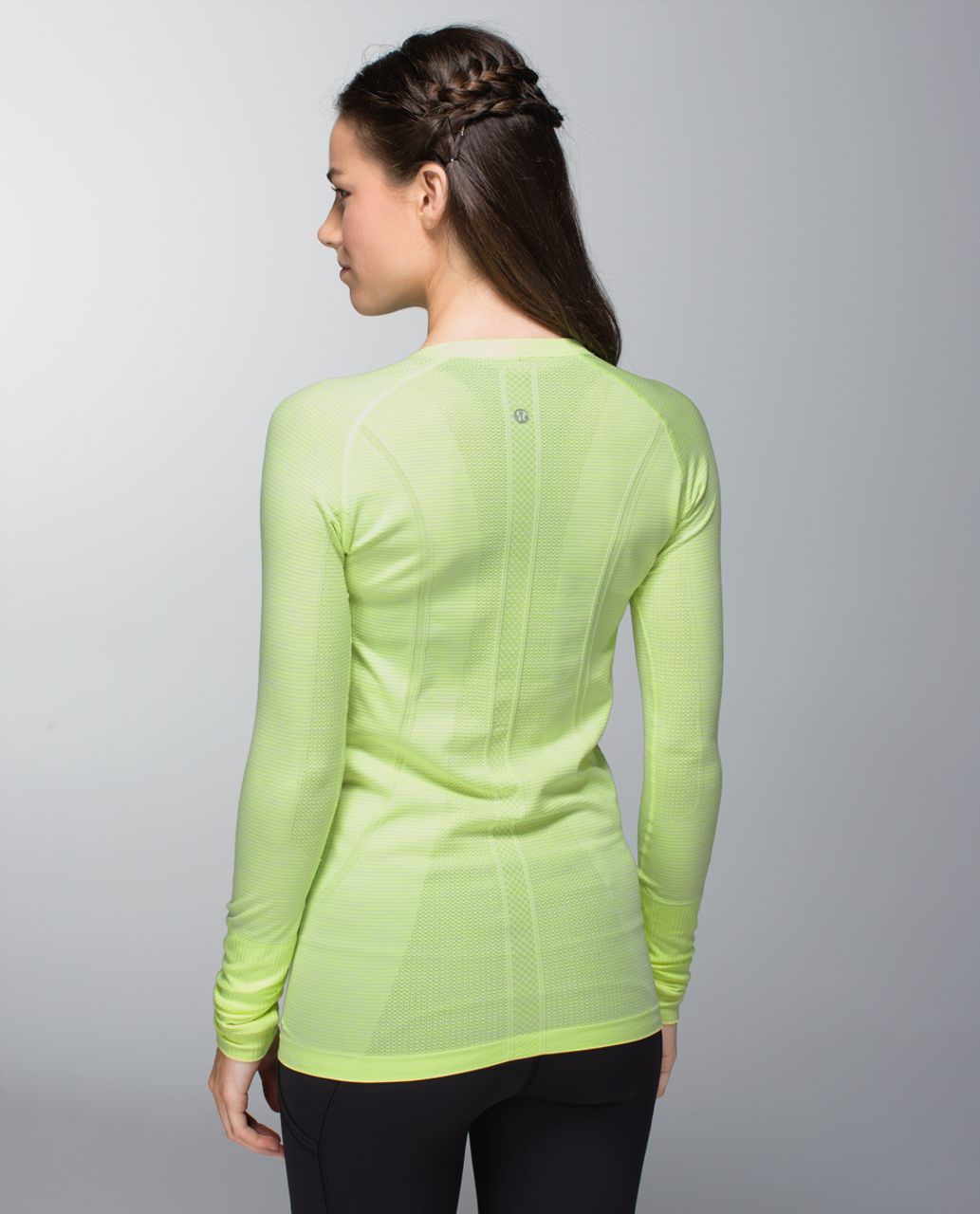 Lululemon Run:  Swiftly Tech Long Sleeve - Heathered Clear Mint