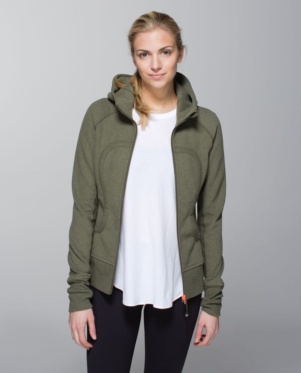 Lululemon Scuba Hoodie II - Heathered Fatigue Green / Fatigue Green - lulu  fanatics