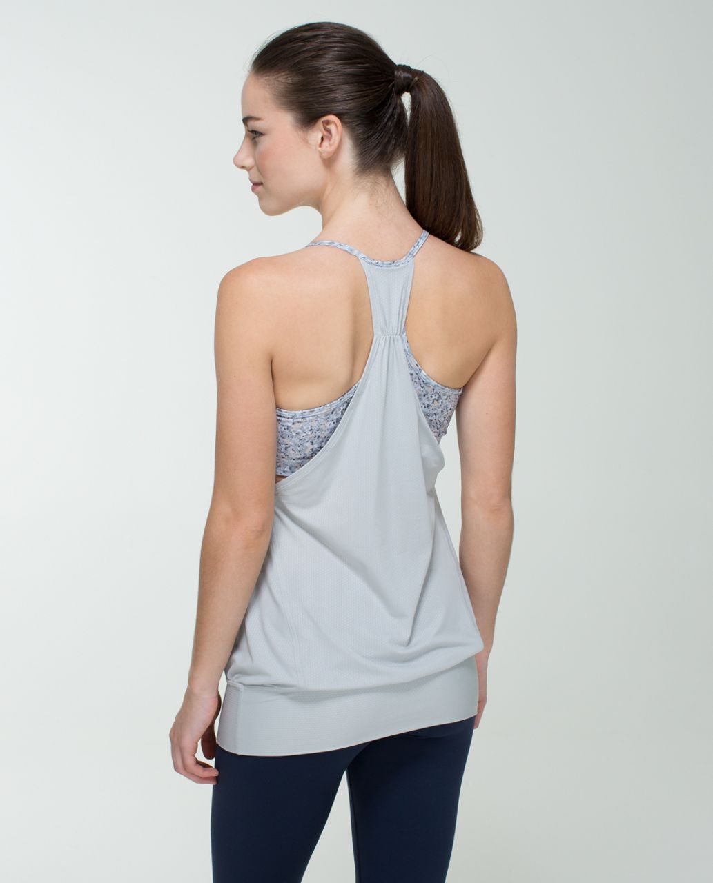 Lululemon No Limits Tank - Power Purple / Mini Squiggle Emboss