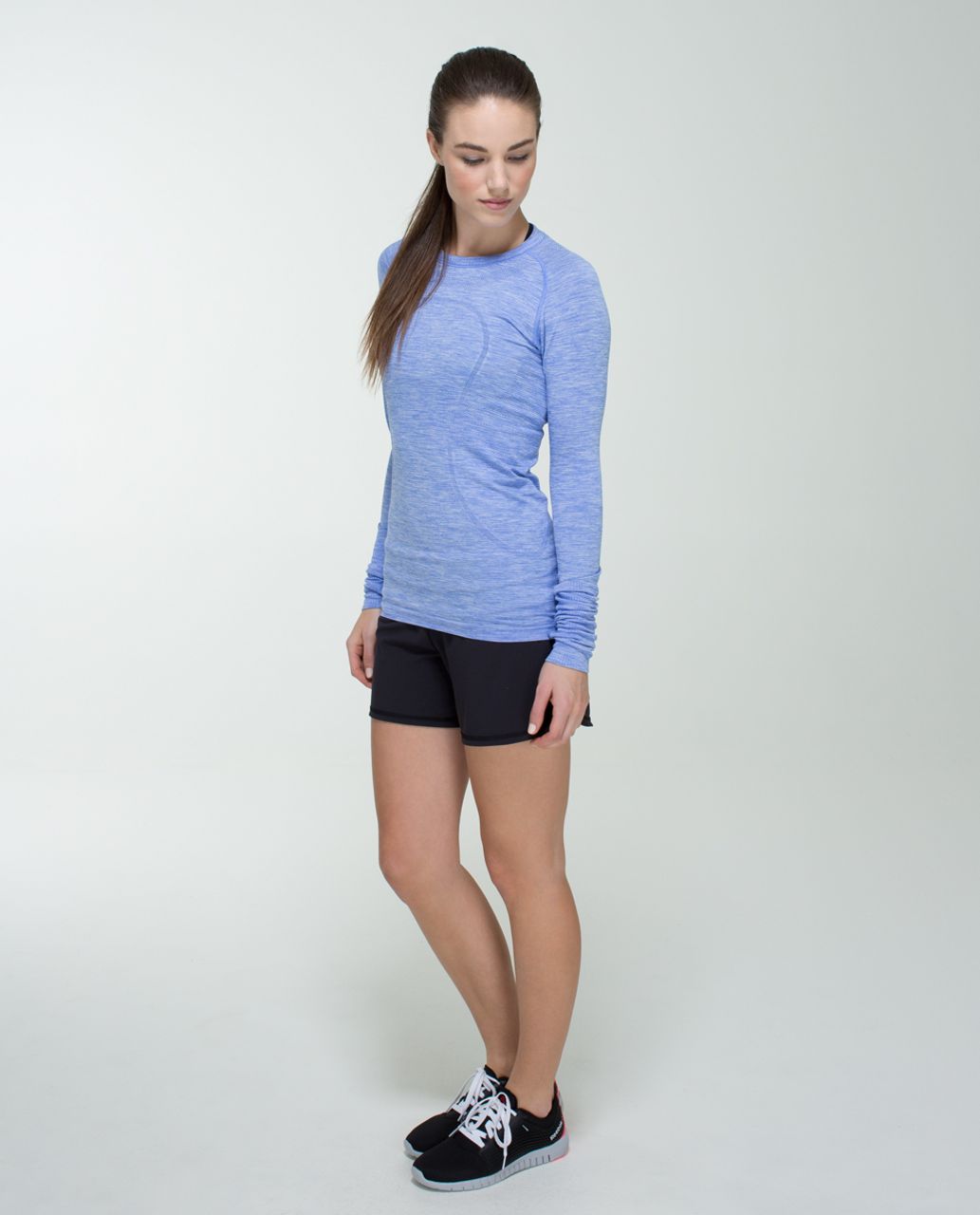 Lululemon Run:  Swiftly Tech Long Sleeve - Heathered Lullaby