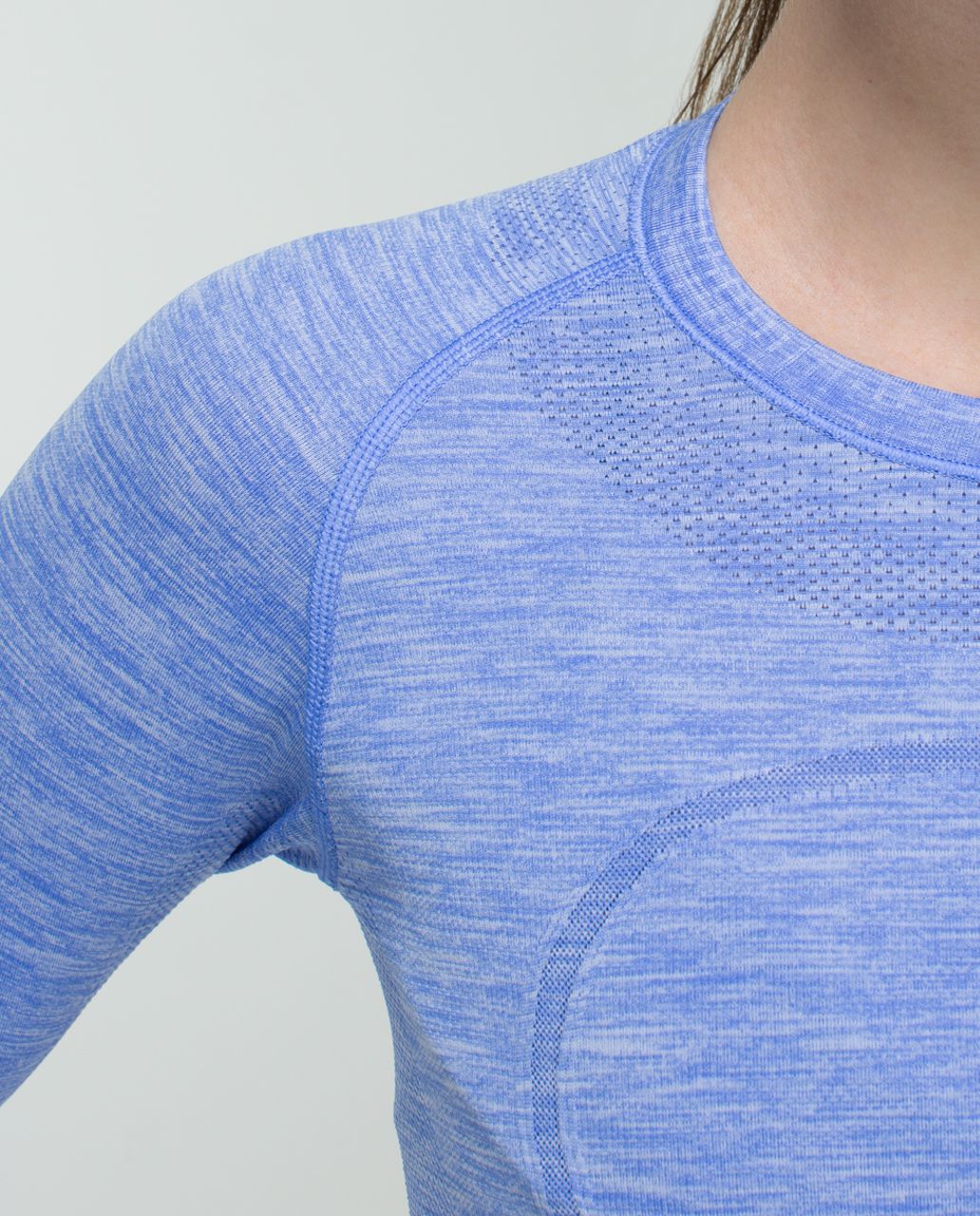 Lululemon Run:  Swiftly Tech Long Sleeve - Heathered Lullaby