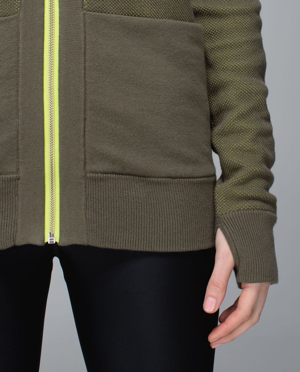 Lululemon Post Savasana Jacket - Fatigue Green / Antidote