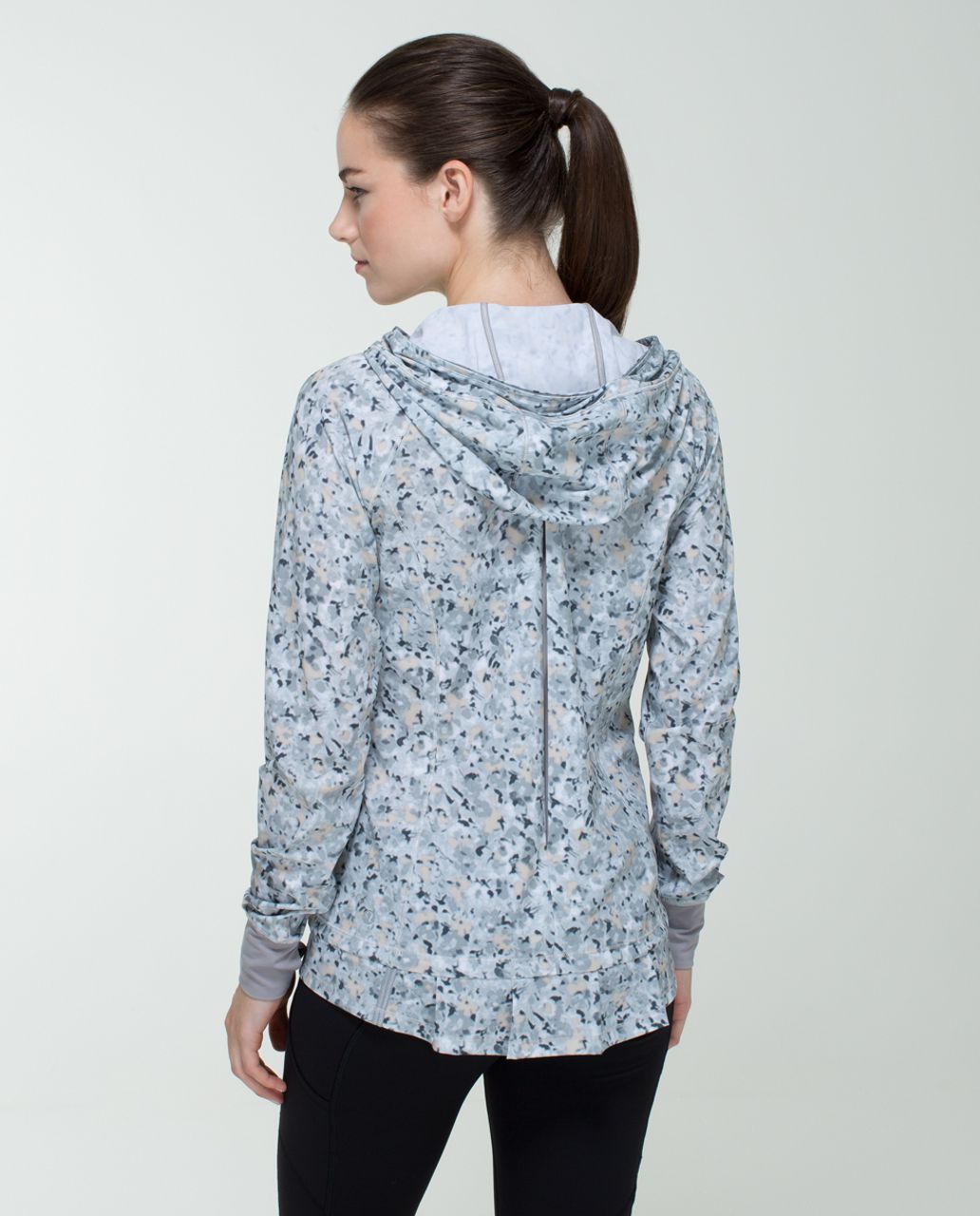 Lululemon Lightened Up Pullover - Not So Petite Fleur Silver Spoon / Ambient Grey
