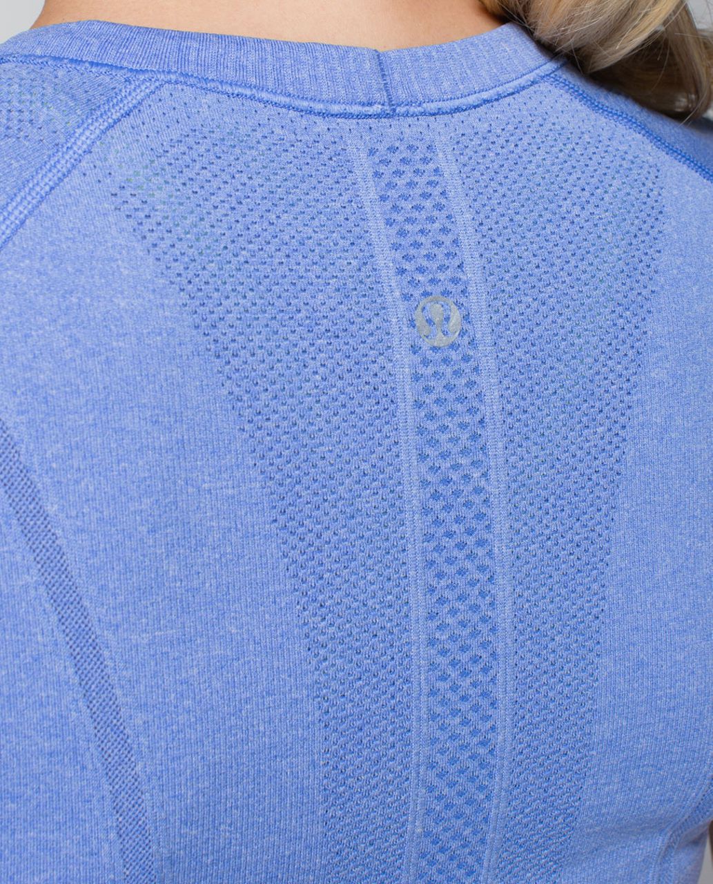 Lululemon Run:  Swiftly Tech Short Sleeve - Heathered Lullaby