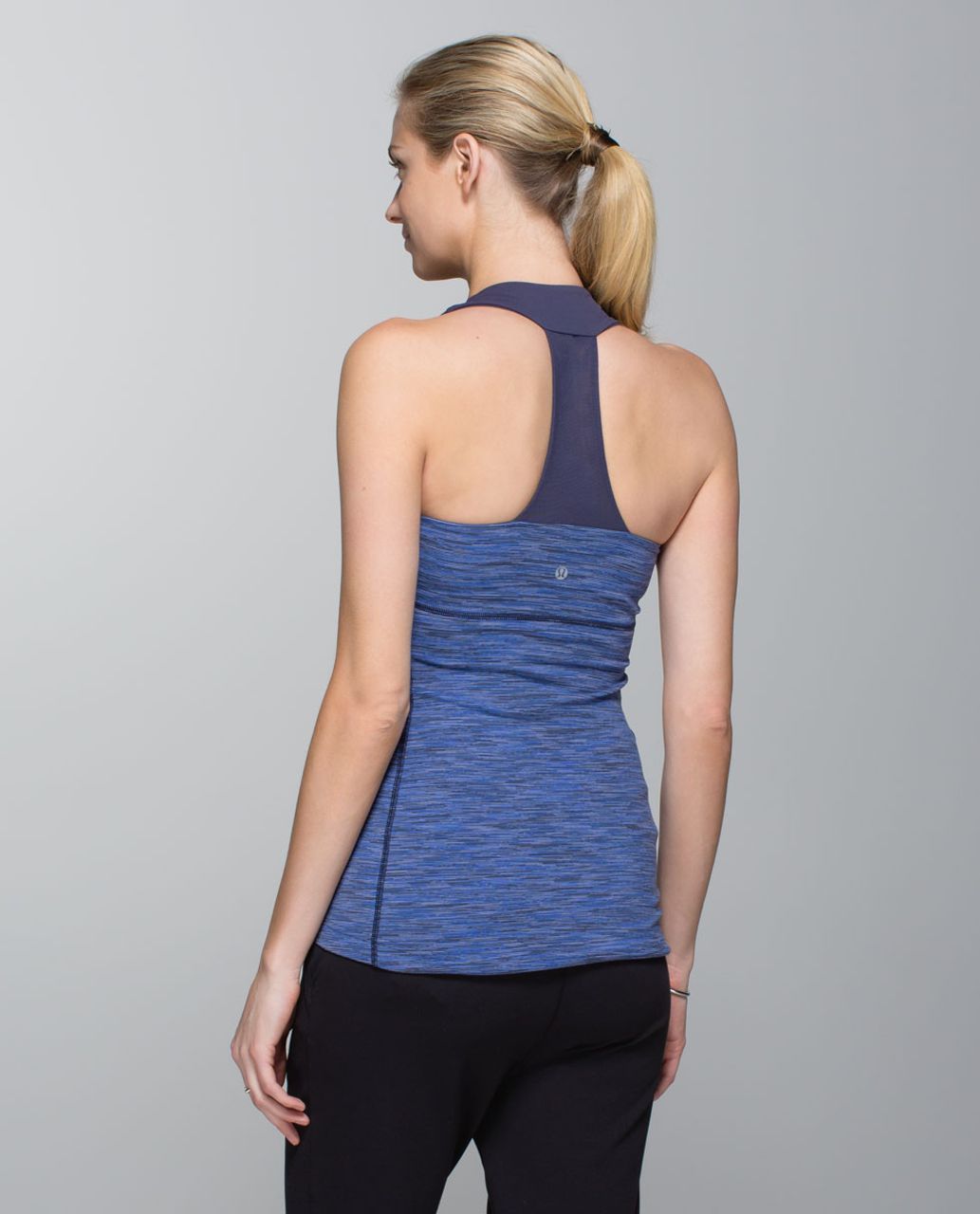 Lululemon Scoop Neck Tank *Luon - Wee Are From Space Cadet Blue / Cadet Blue