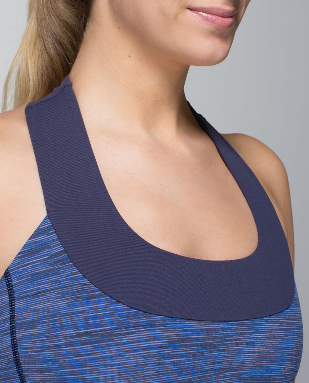 Lululemon Scoop Neck Tank *Luon - Wee Are From Space Cadet Blue / Cadet Blue