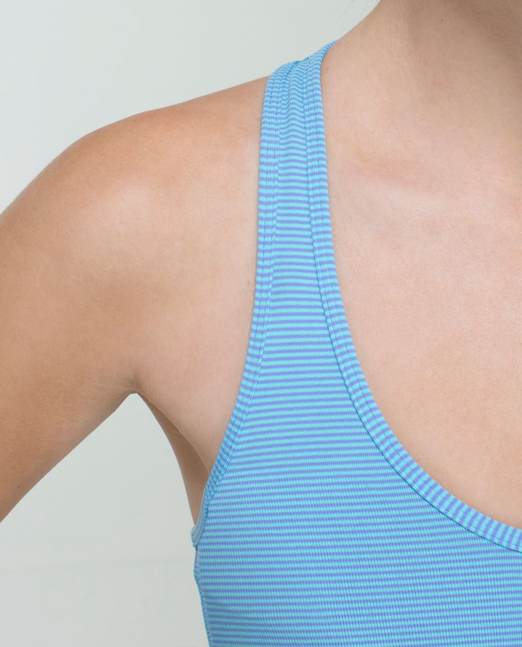 Lululemon Cool Racerback - Tonka Stripe Angel Blue Lullaby