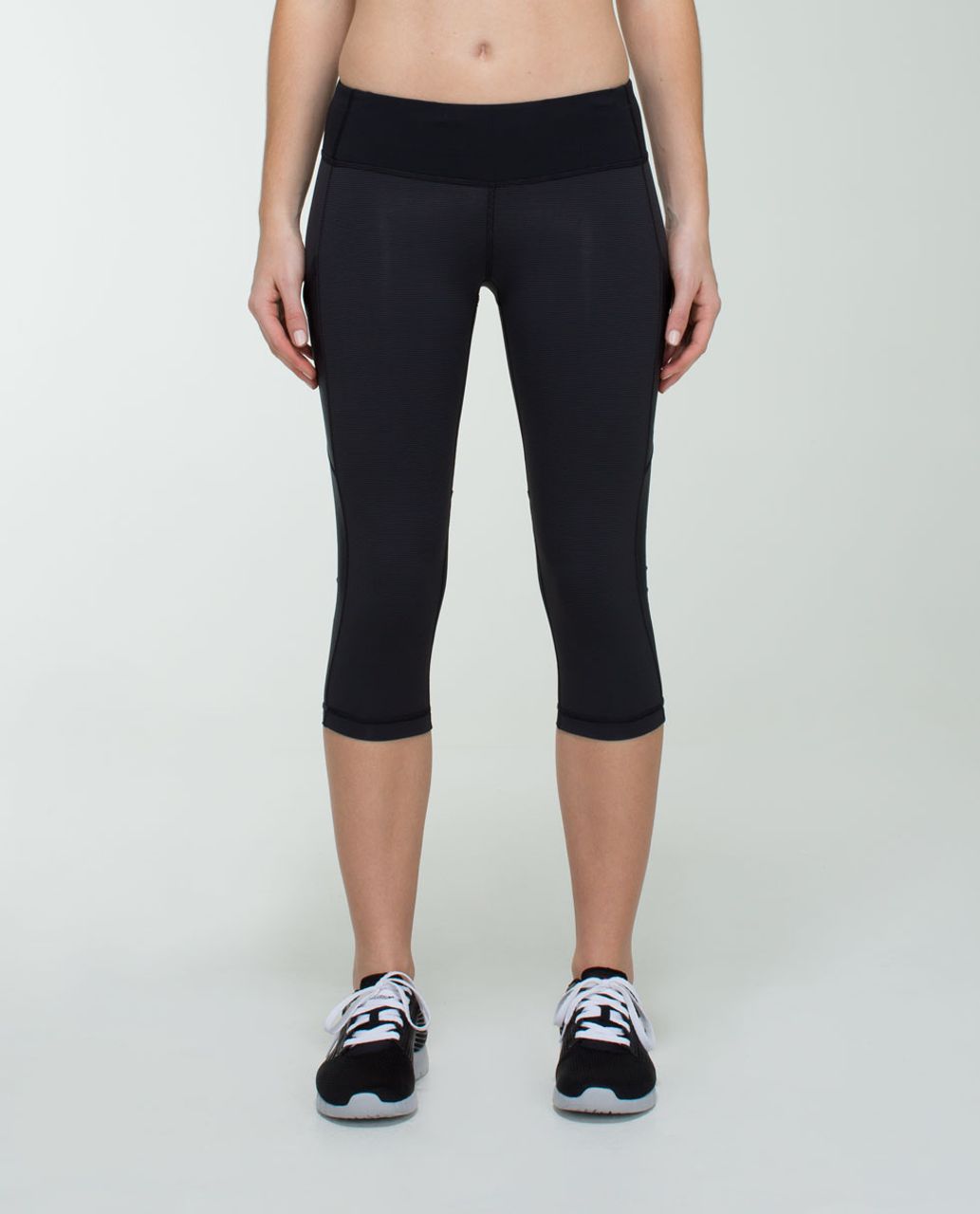 Lululemon Cut The Crop - Wee Stripe Black / Black