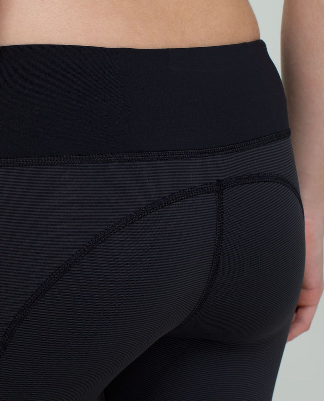 Lululemon Cut The Crop - Wee Stripe Black / Black - lulu fanatics